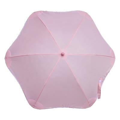 China Contemporary Safety Cartoon Round Corner Barby Kid Led Raincoat Child Umbrella For Kid 3d Animals for sale