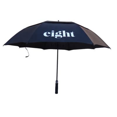 China Hot Sale Modern 27 Inch 30 Inch Large Size Golf Umbrella With Logo Prints for sale