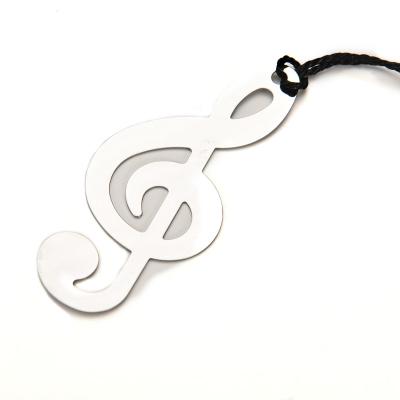 China Ywbeyond Gifts Creative Metal Bookmarks Musical Note Alloy Bookmark Novelty Document Book Marker Mark Stationery Student Stationery for sale