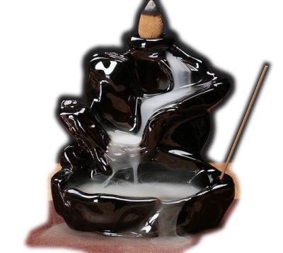 China Ywbeyond Ceramic Indian Incense Backflow Party Gifts Backflow Ceramic Cone Smoke Censer Incense Holder Arab Middle East Censer for sale