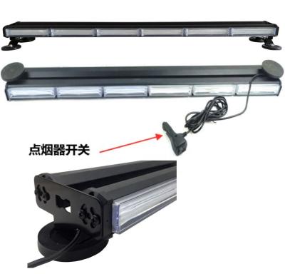 China Aluminum Magnetic Mount Double Side Mount COB LED Bar Roof Light Bar COB LED Strobe Light House+PC Emergency Warning Strobe Light Aluminum Magnetic Mount Car for sale