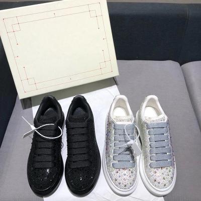 China Original Queen A Queen Luxury White Flat Platform Designer Casual Custom Shoes Women Fashion Breathable Breathable Sneakers for sale