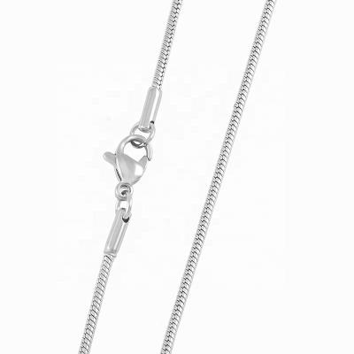 China IJC0001 CLASSIC 2.0mm Silver/Gold/Rose/Gold Color Stainless Steel Snake Chain Necklace, 14