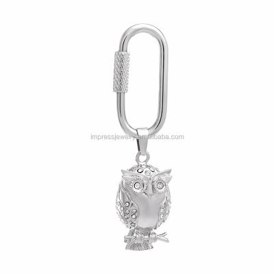 China Fashionable 2017 CLASSIC Stainless Steel Keepsakes Night Owl Funeral Cremation Key Chain For Ashes for sale