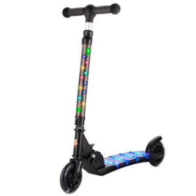 China PU wheel Wholesale foldable two wheel PU flashing wheel kids kick scooter for sale