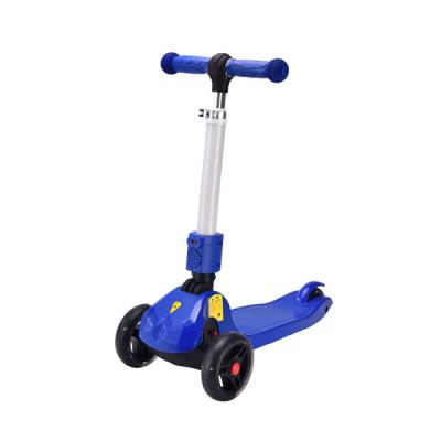 China PU Fashion design High Quality colorful lights kids kick scooter for sale