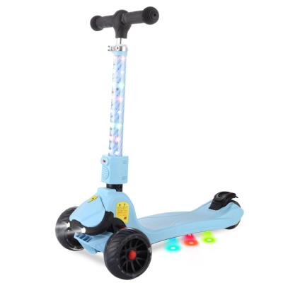 China PU wheel high quality 3 wheel PU flash kids kick scooter for outdoor activities scooter for sale