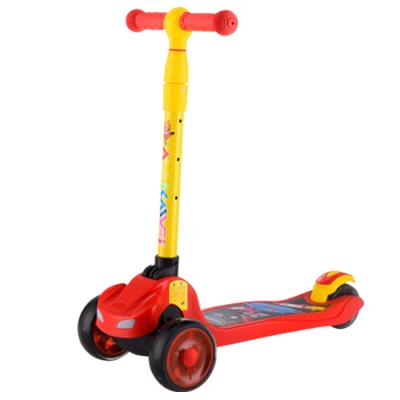 China New Model Kids /children three wheel PU flashing child scooter/kids kick scooter for sale