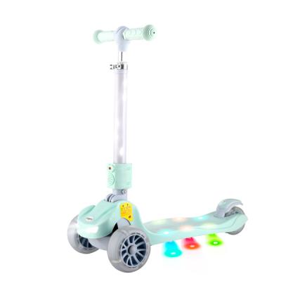 China Play Wholesale New Style Kids Folding Scooter 3 Wheel With Super Dual LED Headlights for sale