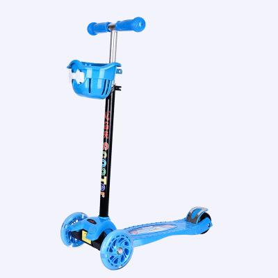 China Outdoor Sports Riding Best Price Aluminum Tube Kids Kick Scooter With Colorful Lightweight Wheels for sale