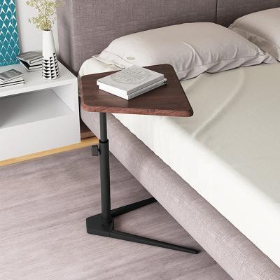 China Adjustable (Height) Height Adjustable By Manual Lift MDF With PVC Sofa Side And Bedside Laptop Table Table for sale