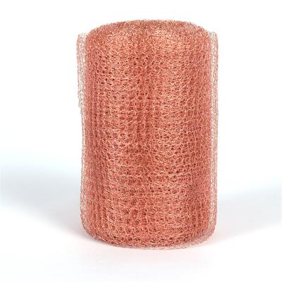 China Other High Quality Copper Knitted Wire Mesh Gas Liquid Mesh Filter Copper Mesh For Screen for sale