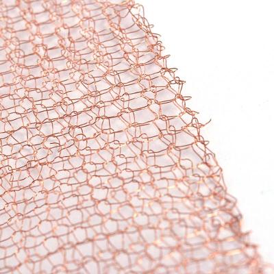 China Other Copper Knitted Wire Mesh With Factory Price 0.16mm Copper Wire Knitted Wire Mesh for sale