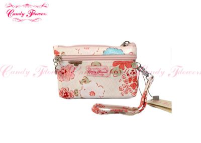 China Ladies Flower Zippered Coin Purse for sale