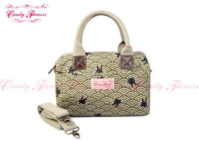 China Lovely Black Cats Ladies Large Handbags With Pockets Personalized for sale