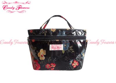 China Waterproof Womens Tote Bags Elegant Fashion Small With Black Roses for sale