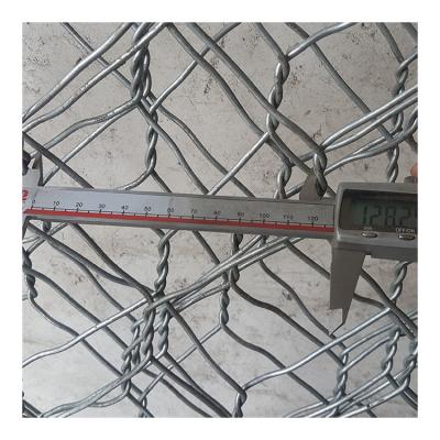 China Anti-corrosion Hot Dip Galvanized Pvc Plastic Coated Hexagonal Gabion Basket Stone Cage Hole Woven Gabion Box Wire Mesh Netting for sale