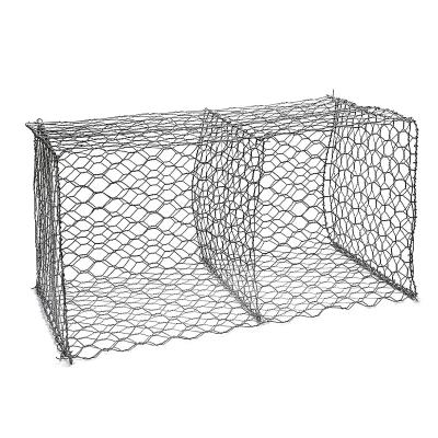 China Anti-corrosion China Supplier Hot Sale Factory Price Mesh Wire Hexagonal Mesh Woven Gabion Box for sale