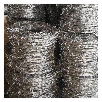 China Protective construction Customizable Specifications Barb Wire Meters Galvanized Barbed Wire For Sale for sale