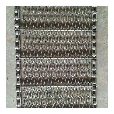 China Plain Weave 304 316 Stainless Steel Compound Double Balance Weave Conveyor Belt for sale