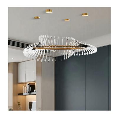 China Crystal Chandelier Ceiling Light Luxury Modern Led Ring Mount Pendant Lamp Light Fixtures for sale