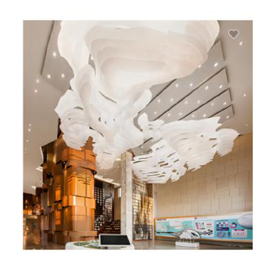 China Modern Project Customized Large Modern Pendant Light For High Ceilings Decorative Chandelier For Hotel Villa for sale