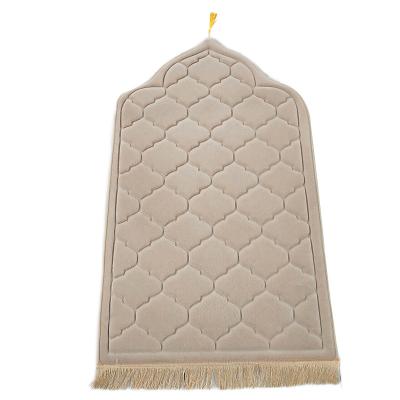 China Deep Stain Prayer Resistant Anket With Tassel Decoration Carpet Muslim Home Cover Worship Mats Floor Living OM Soft Rectangle Ethnic Style for sale