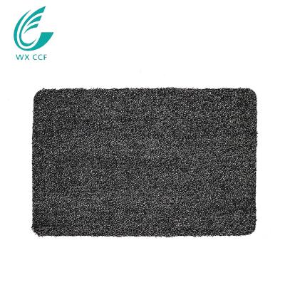 China Waterproof Absorbent Microfiber Anti Slip Mud Latex Backing Non Slip Door Mat for sale