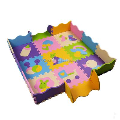 China Baby Soft Toy High Quality Foam Colorful Eva Puzzle Floor Crawling Mat for sale