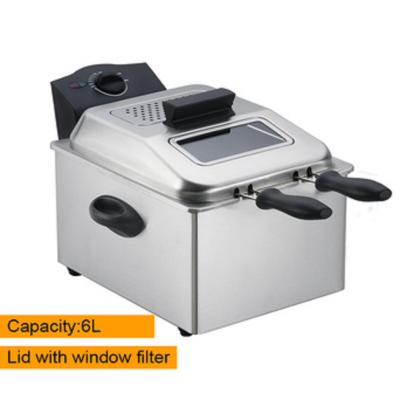 China Immersion element provides deep fryer rapid preheat capability: 2.5L/3L/3.5L/4L steel or enamel inner pot variable temperature control to 190 C for sale