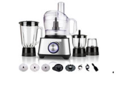 China Low Noise Multi-Function Food Processor Multi-Function Doughing Mincing Emulsifying Slicing Shredding for sale