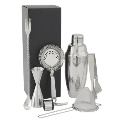 China Cocktail Shaker Set / Luxury Bar Set Bar Tools 650ml 304 Stainless Steel Gold Cocktail Shaker Set for sale