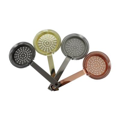 China Sustainable New Meitian Stainless Steel Cocktail Strainer For Bar And Home for sale