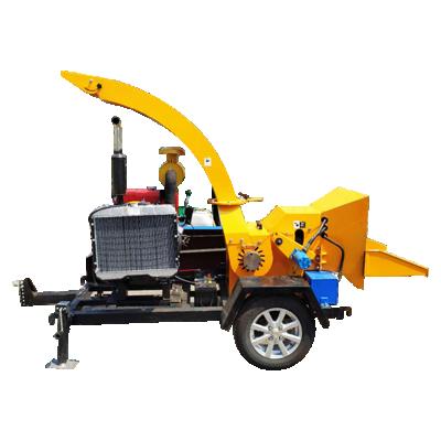 China Farms forestry machinery tracked moblie diesel wood chipper machinery for sale