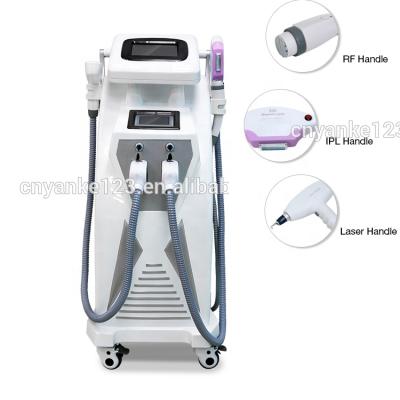 China Wholesale Fast Hair Removal (OPT IPL SHR) in 1 ND YAG Laser Hair Removal Elight Elight IPL SHR Tattoo RF Skin Care Machine for sale