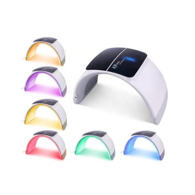 China Foldable 7 Colors LED Dye Removal Portable Photon Acne Removal Skin Rejuvenation Spectrometer Beauty Equipment Red Blue for sale