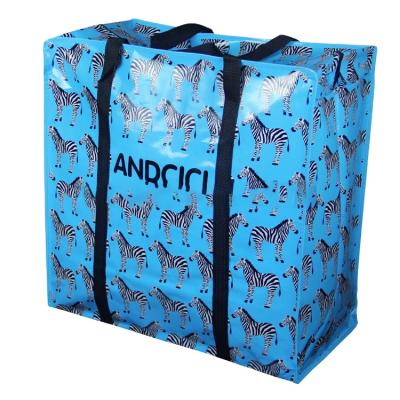 China ANDCICI China Folding Wholesale Recycled Laminated PP Woven Bag , Zipper Shopping Bag for sale