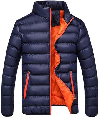 China Sustainable Men's Winter Jacket Quilted Outdoor Cotton Thickening Warm Down Jacket Stripper Padded Coat for sale