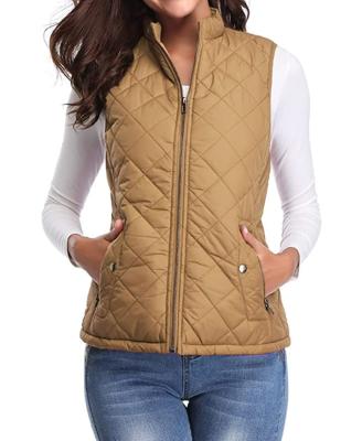 China Durable OEM Women's Custom Lightweight Stripper Down Vest Warm Outdoor Sleeveless Jacket To Increase Running Travel Golf for sale