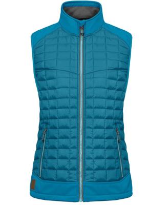 China 2021 Winter Sustainable Custom Cropped Light Weight Sleeveless Zipper Up Quilted Padding Stripper Down Vest Jacket For Women Lady for sale