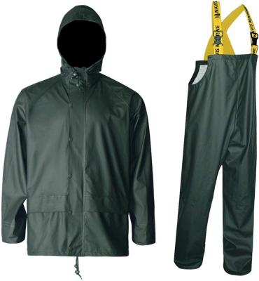 China Coat Disposable Foldable Coastal Sailing Waterproof Rain Jacket With Bib Pants Fishing Rain Suit Fault Weather Gear for sale