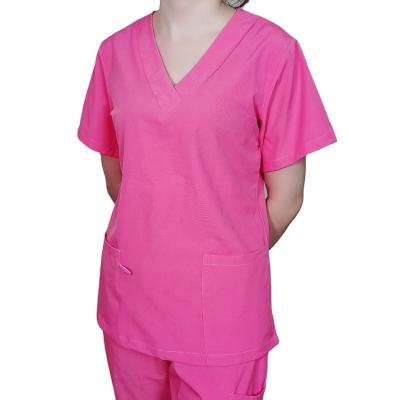 China Hospital Hospital Private Label Scrubs Uniforms Short Sleeve Medical Uniforms Nursing Scrub Sets for sale