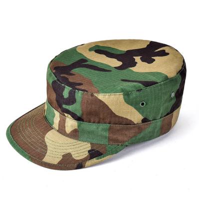 China Cotton Jungle Woodland Forest Camouflage Polyester Hat/BDU Hat Military Tactical Patrol Hat With Embroidery Logo for sale