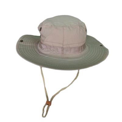 China Military Fisherman Wide Brim Bonnie Bucket Hat Headwear Outdoor Khaki Army for sale