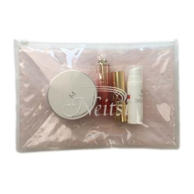 China 2021 year new design nice heart shape side bubble another side clear lip gloss packaging bag, ziplock bubble bag for sale