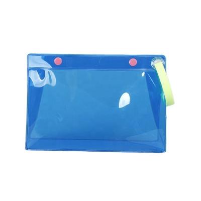 China Handled Eco - Friendly Clear Cosmetic Bag Custom Transparent Clear Cosmetic Bag for sale