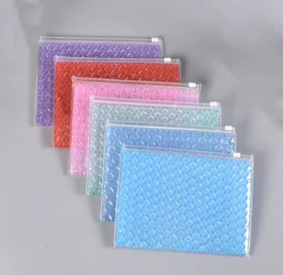 China Best Recyclable Selling Clear Transparent Custom Logo And Size Recycle Zipper Bubble Bag for sale