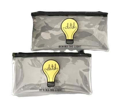 China Wholesale Recyclable Promotional Waterproof Clear Plastic Custom PVC Pencil Bag for sale