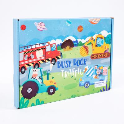 China Eco-friendly Material Quiet Book For Toddlers, Montessori Early Learning Interactive Toys For Children, Busy Book For Learning Skills for sale