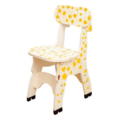 China Smooth Without Burrs Wooden Kindergarten Furniture Set Baby Giraffe Chair For Kids for sale